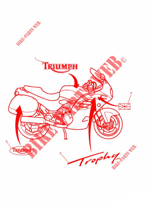 CARROZZERIA / ADESIVI per Triumph TROPHY